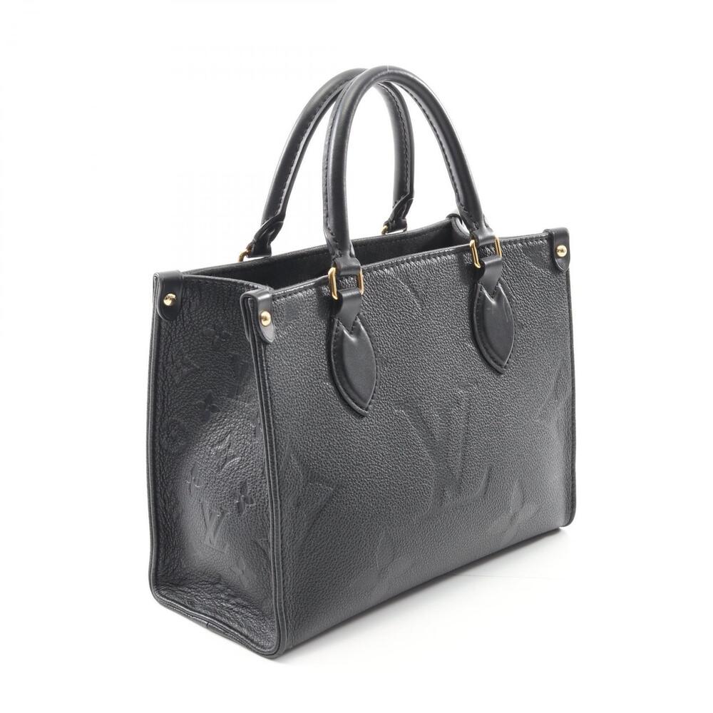 Louis Vuitton Black OnTheGo Monogram Noir Black Empreinte Leather Handbag